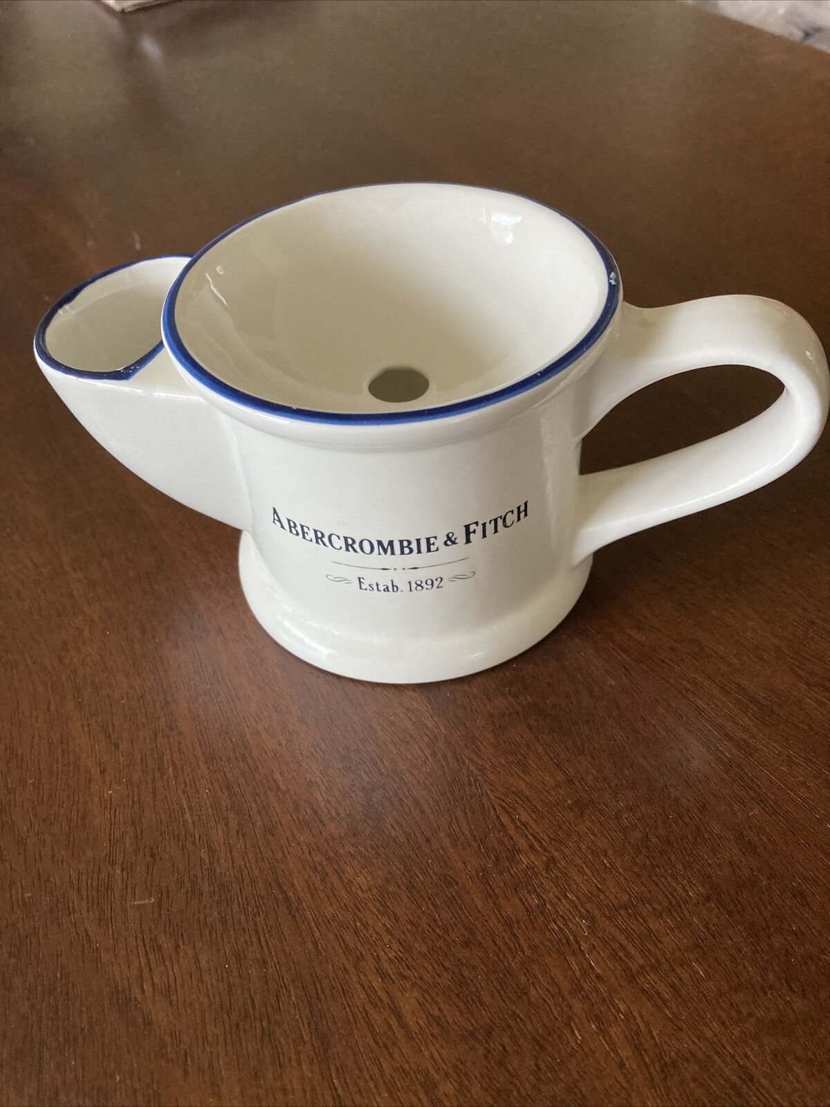 Abercrombie and Fitch Vintage Prinknash Pottery Mug White preowned EUC
