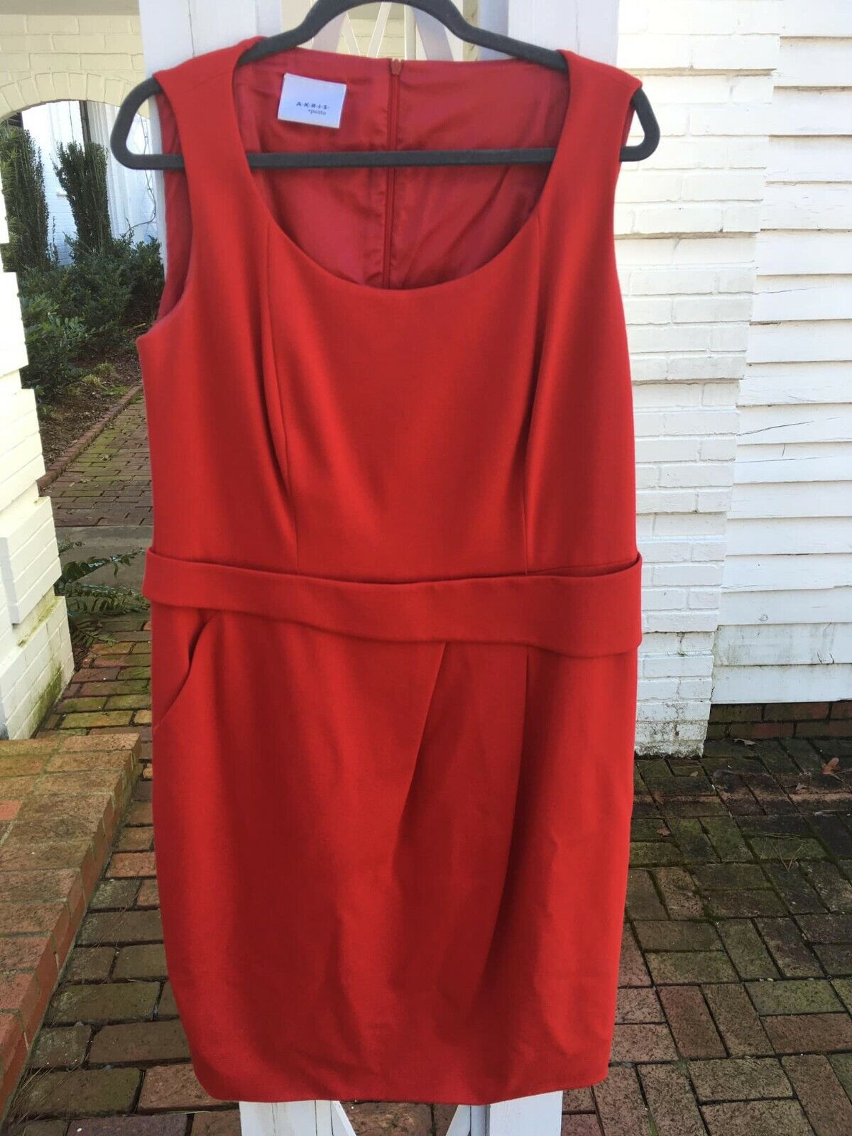 Women\'s red Akris dress size 14