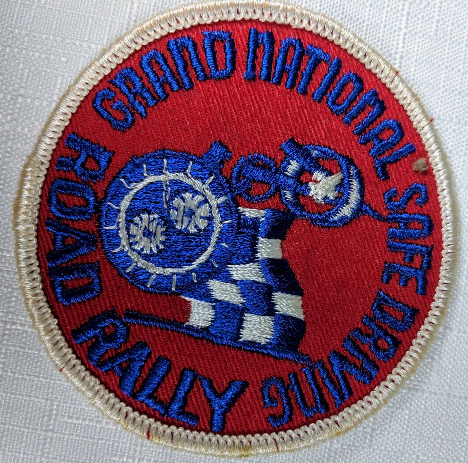 Grand National Safe Driving Rally BSA Boy Scouts Patch 1960s