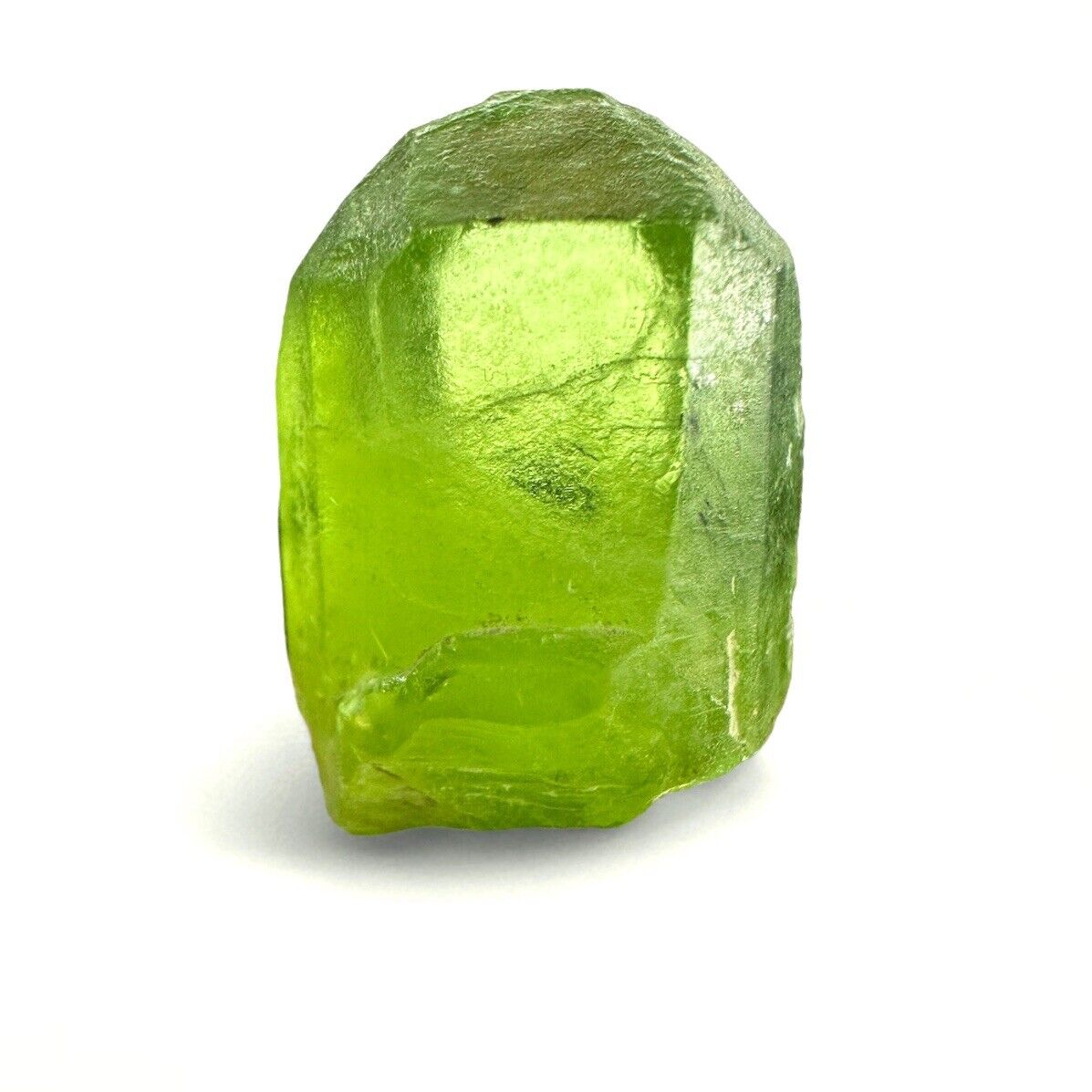 47 Carat Peridot Gemmy crystal with complete termination from Supat Gali, North