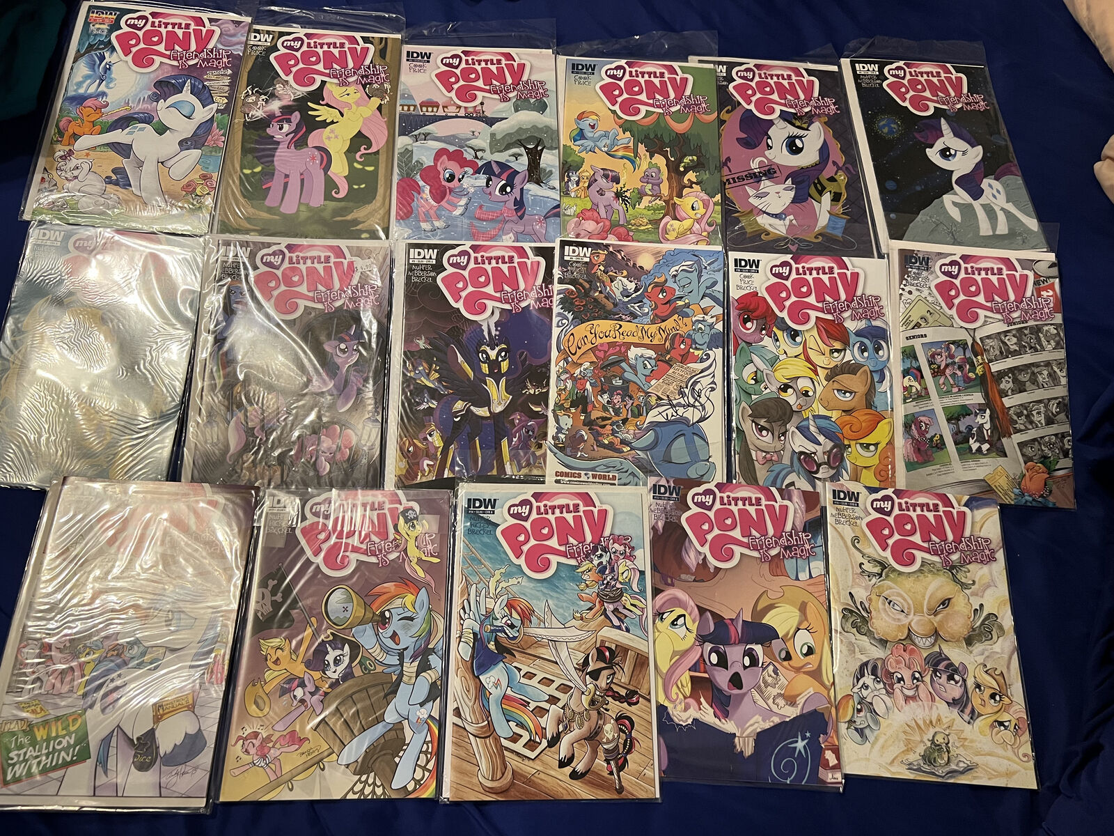 HUGE My Little Pony Friendship is Magic Comics LOT of 20 #1-16 + SIGNED + More