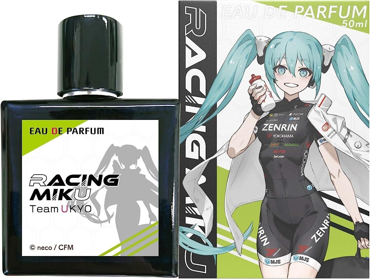 Racing Miku 2022 Team UKYO Ver Japan Limited 50ml Fragrance JAPAN ANIME