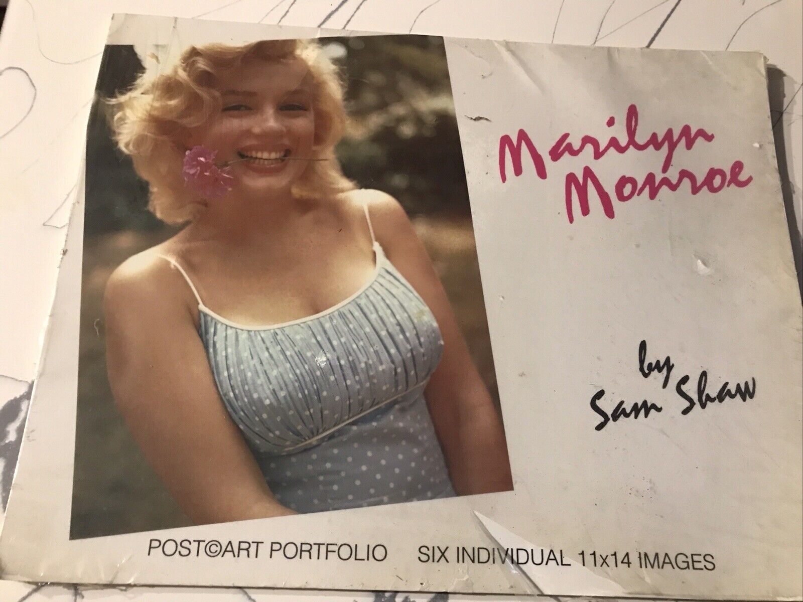 Marilyn Monroe 1985 Sam Shaw 6 Poster Set 11 X 14 Beautiful