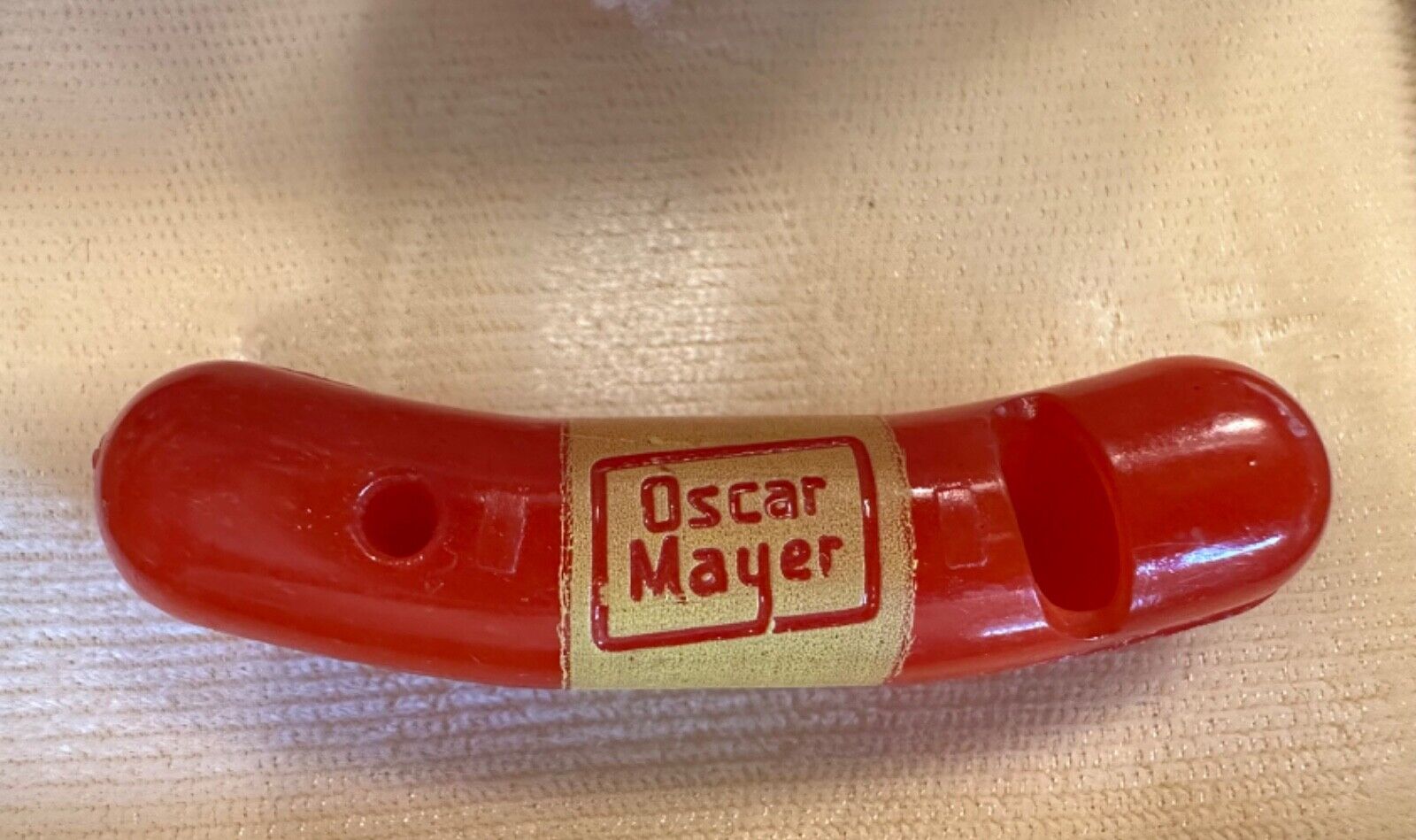 Vintage OSCAR MAYER Plastic Weiner Whistle