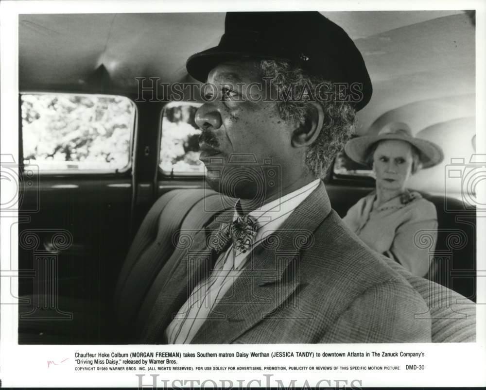 1989 Press Photo Morgan Freeman & Jessica Tandy in \