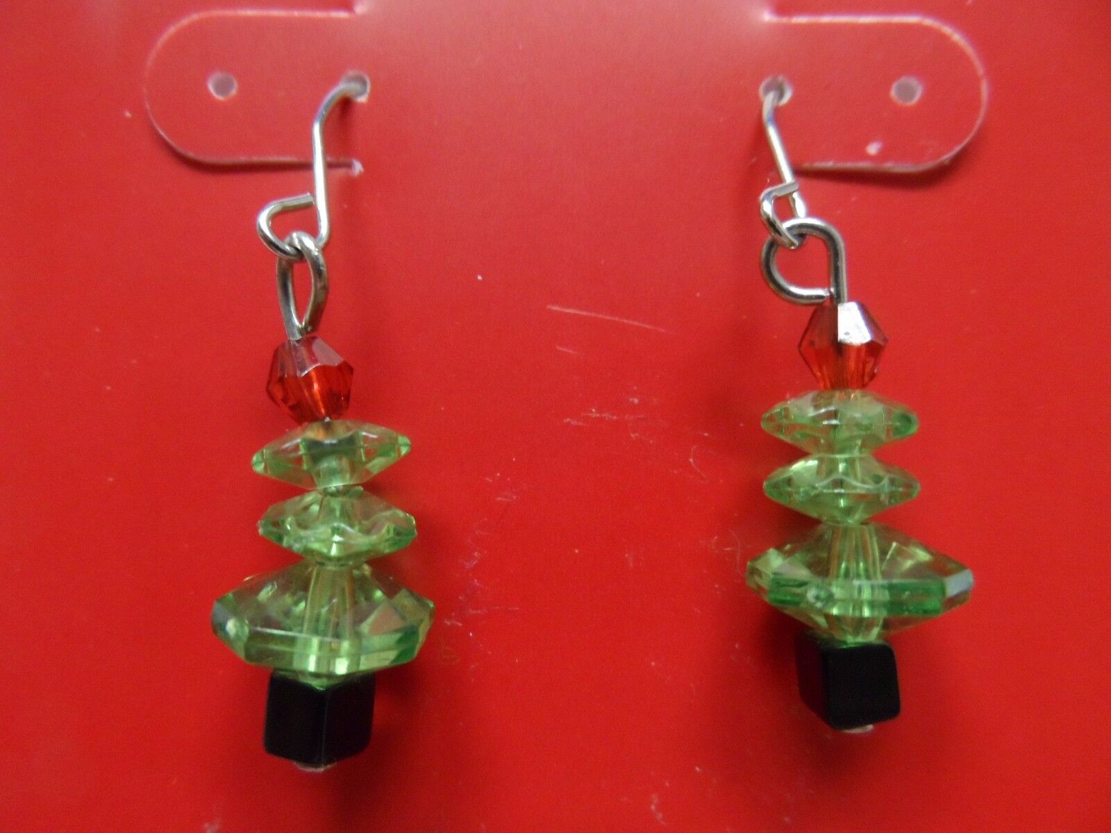 Women\'s Christmas Tree Drop Earrings  ()