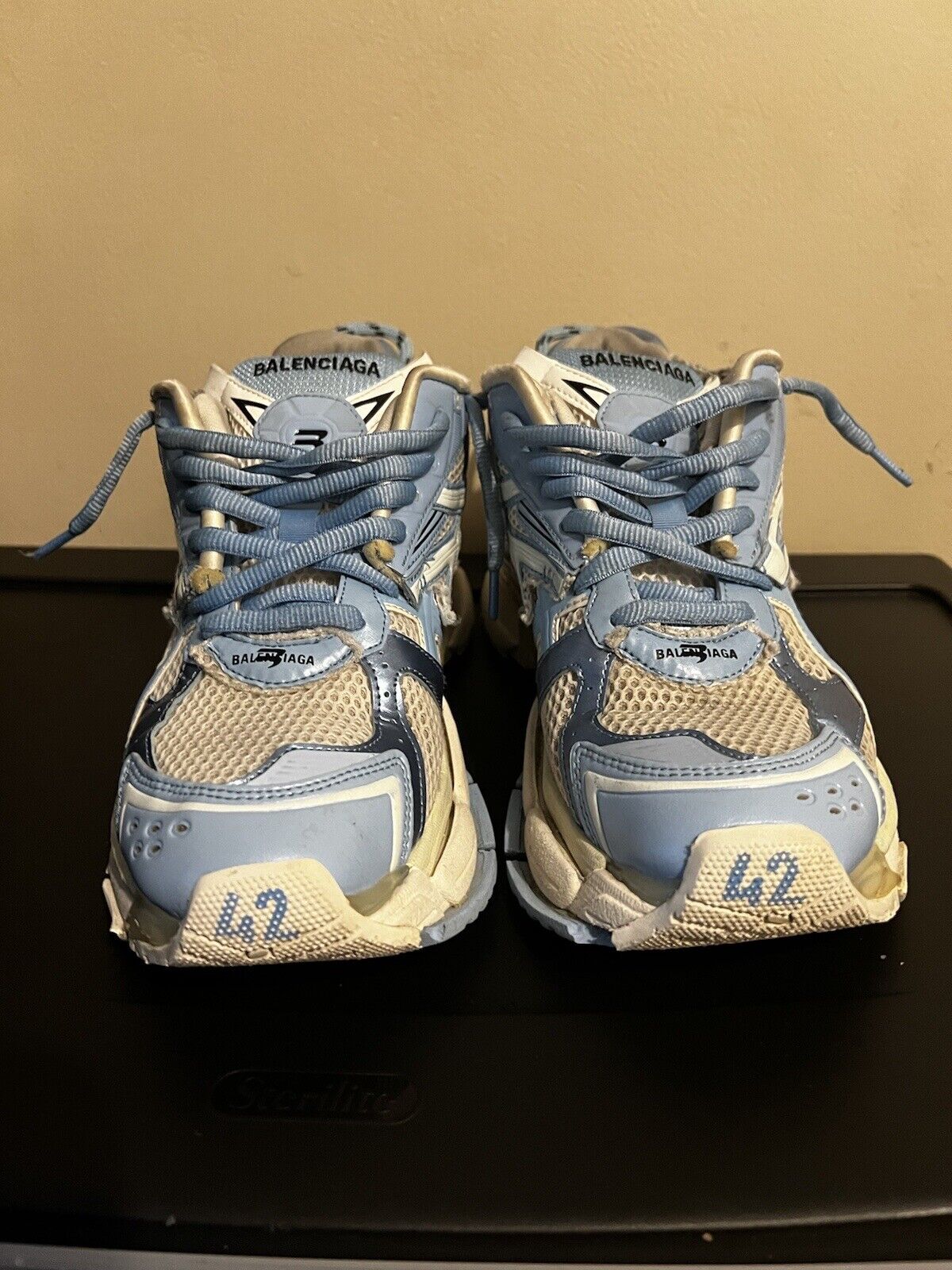 Size 9 - Balenciaga Runner Sneaker Blue