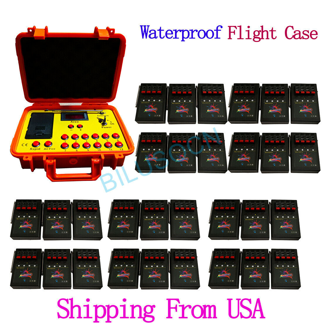 NEW Ship From USA 120 cue 500M distance wireless fireworks firing system control