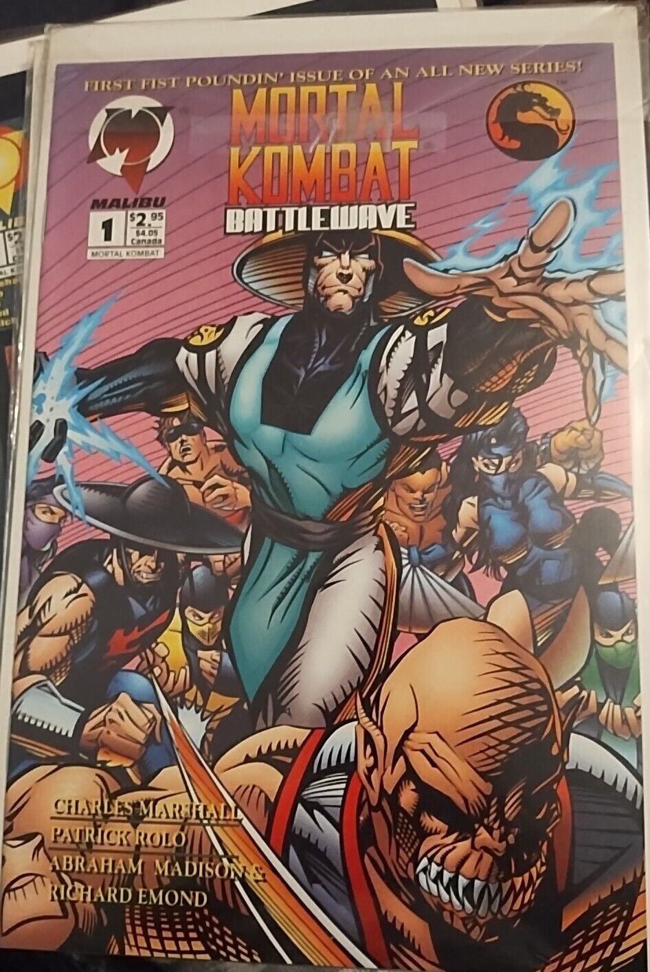 Mortal Kombat Battlewave #1 NM 9.4 (Malibu 1995) Low print run