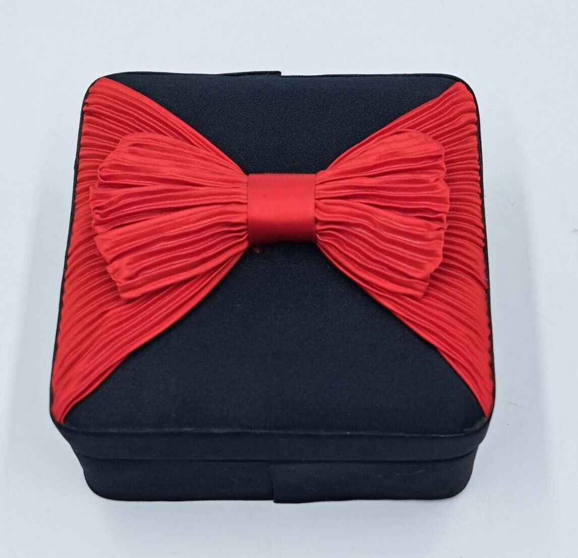 Balenciaga Display/Travel Box Empty Satin Black Red Bowtie 5.5\