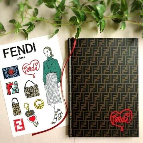 FENDI Notebook “FF Logo Note” With sticker New Limited Edition