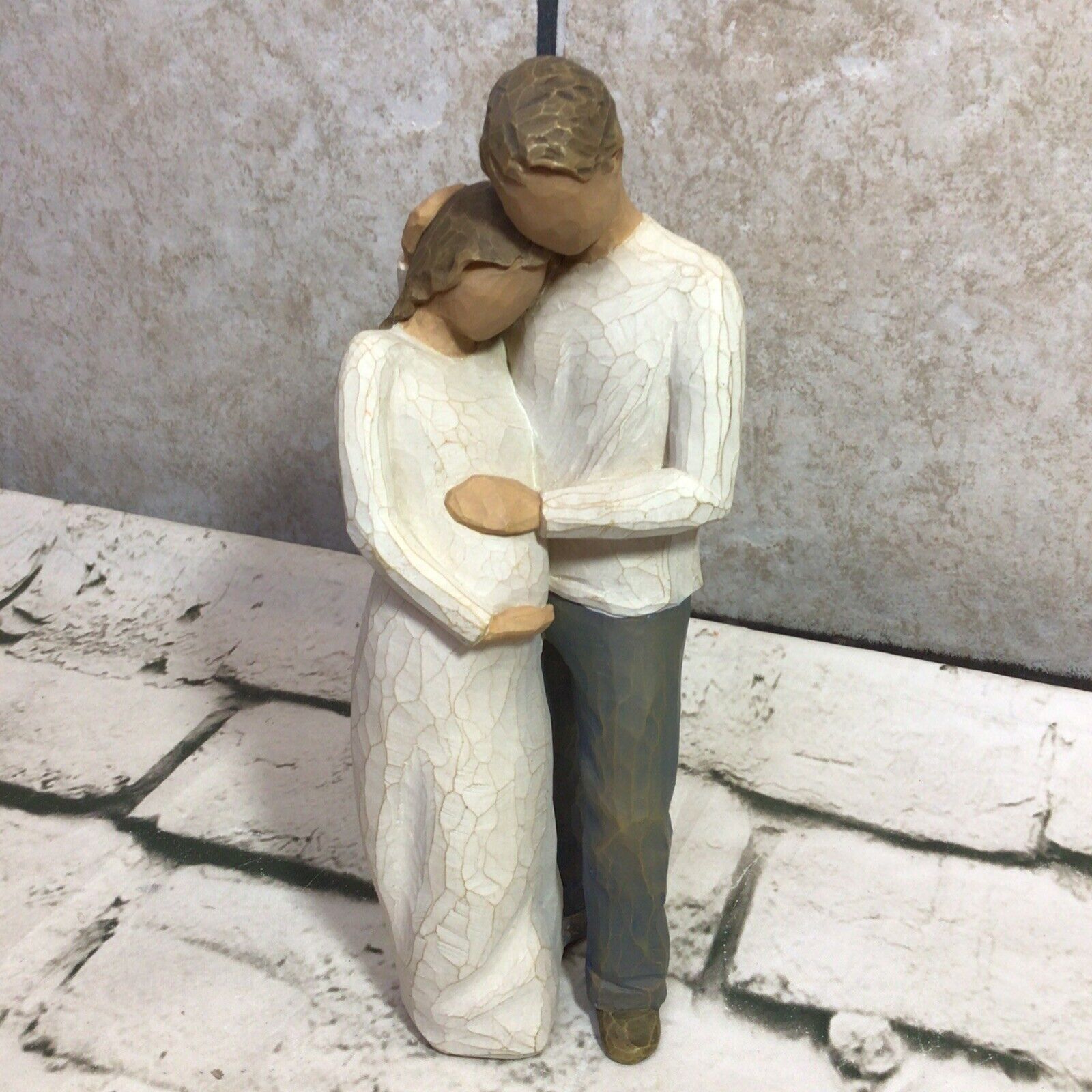 Willow Tree Home Sculpted Figurine Susan Lordi Expectant Couple Maternity Family
