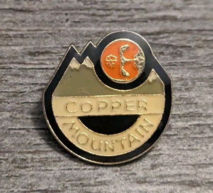 Copper Mountain Ski Resort Colorado Vintage Travel/Souvenir Pinback Lapel Pin