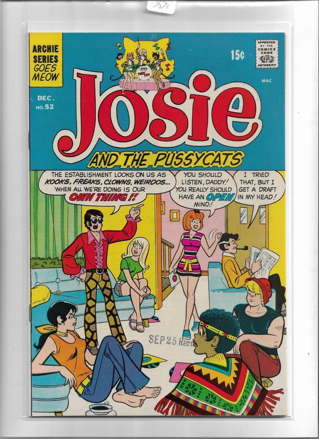 JOSIE & THE PUSSYCATS #52 1970 VERY FINE-NEAR MINT 9.0 3874