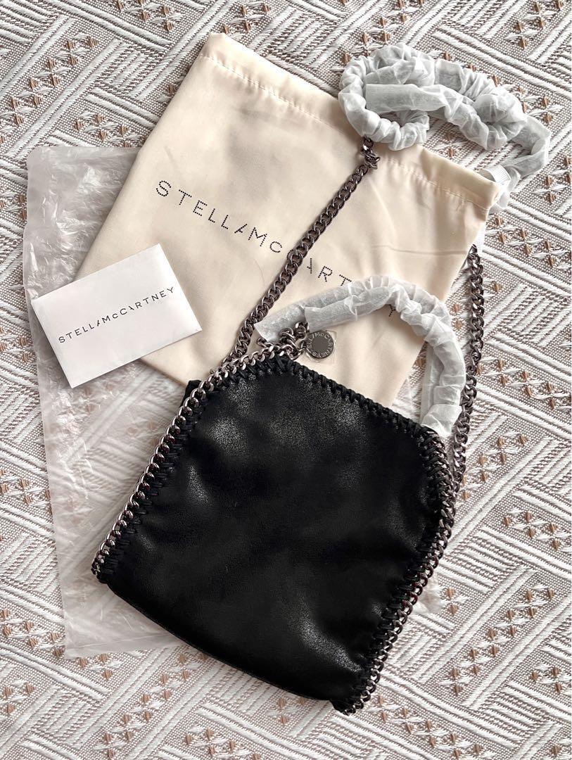 STELLA MCCARTNEY FALABELLA Chain Black Mini Tote Bag Handbag 2way Outlet