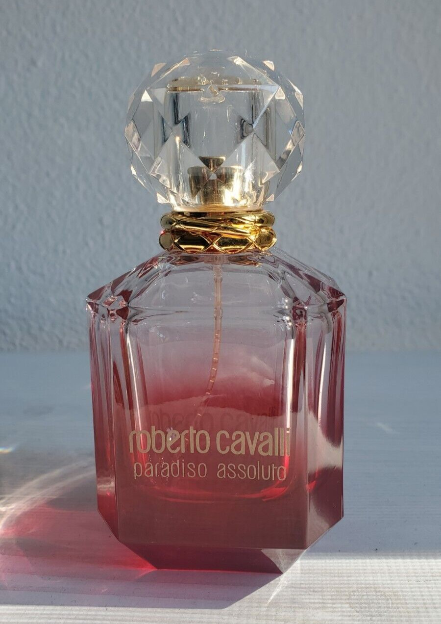 Roberto Cavalli Paradiso Assoluto Eau De Parfum 2.5 fl oz / 75ml - EMPTY BOTTLE