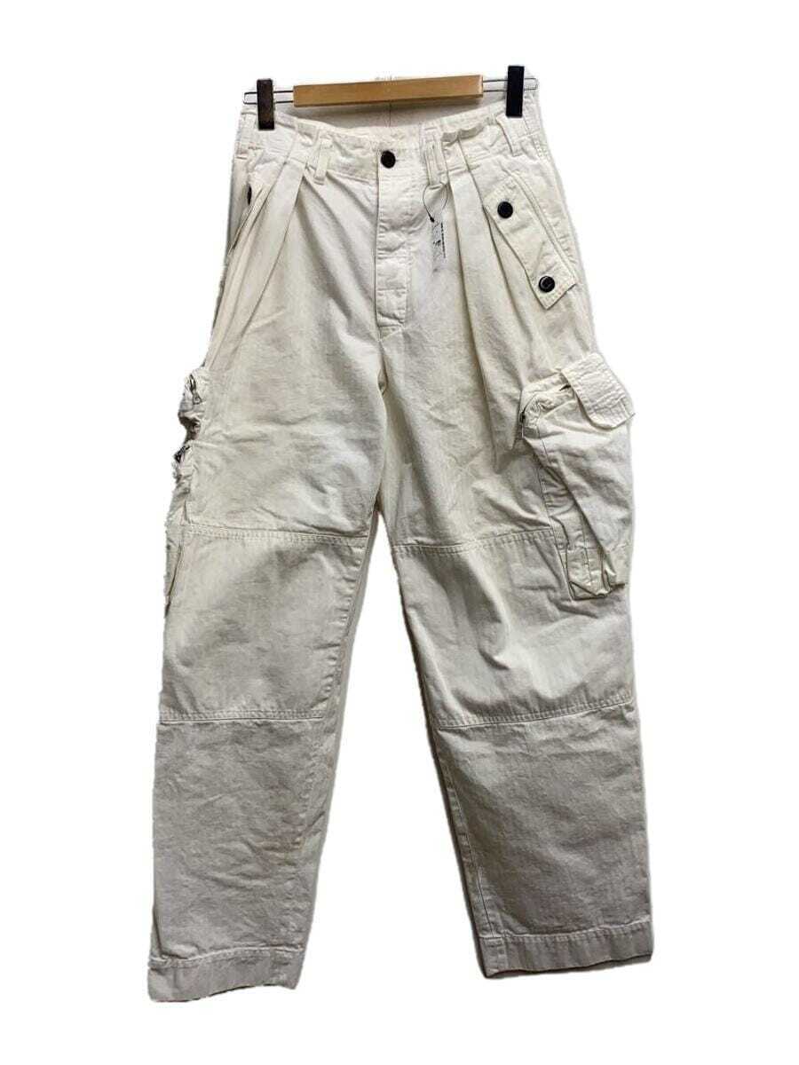 DRIES VAN NOTEN cargo Pants cotton white 46 Used