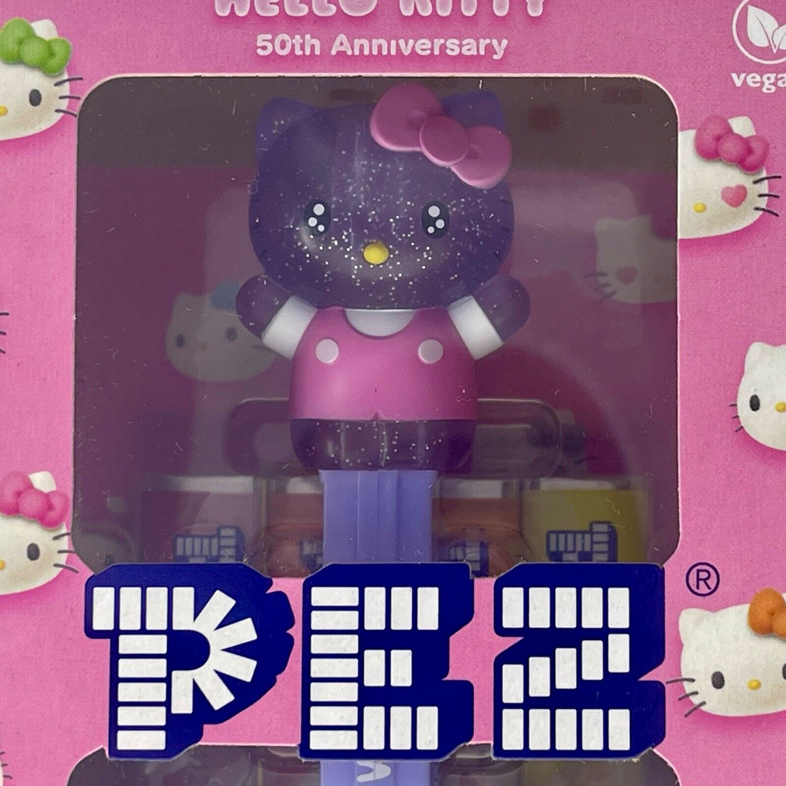 Limited Edition Purple Crystal Hello Kitty - 50th Anniversary European Gift Set