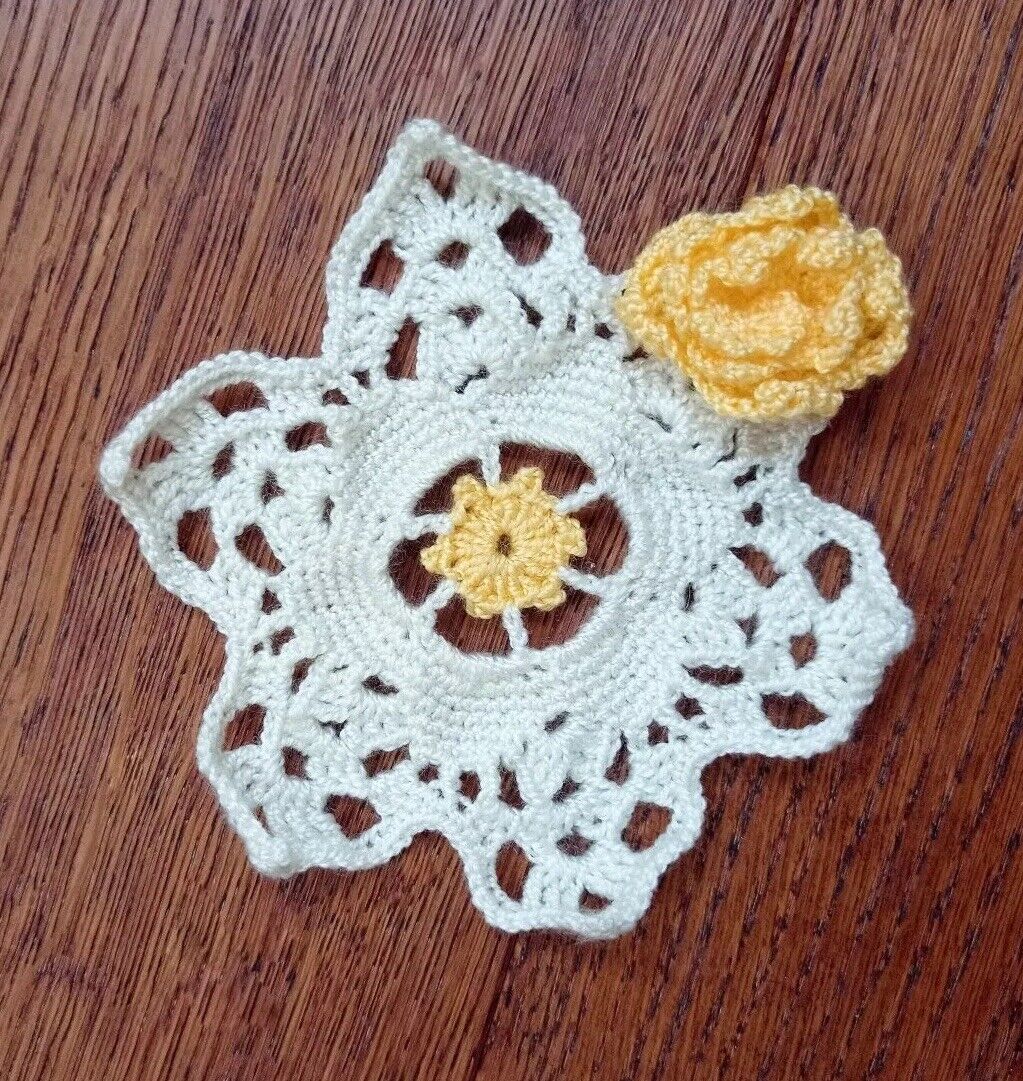 HANDMADE Doily Crochet Flower Lace Table Home Decor