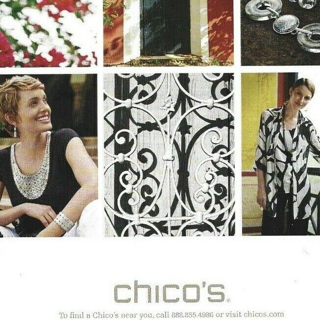Chico\'s Women\'s Clothing Print Ad,Chico\'s Women\'s Clothing Magazine Ad,Chicos Ad