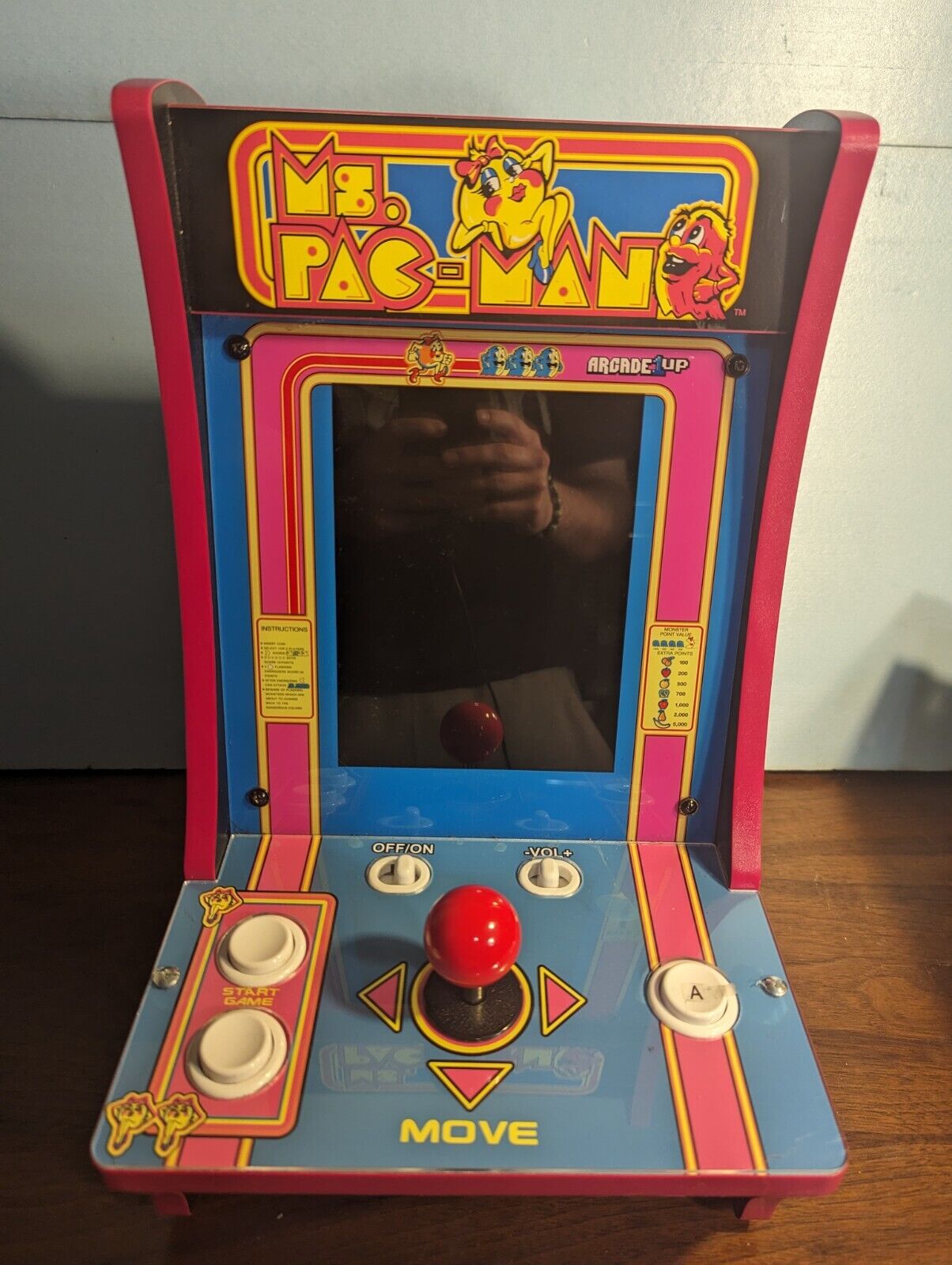 New Sealed Arcade1Up Ms. Pac-Man 5-in-1  Countercade Game Arcade Machine New
