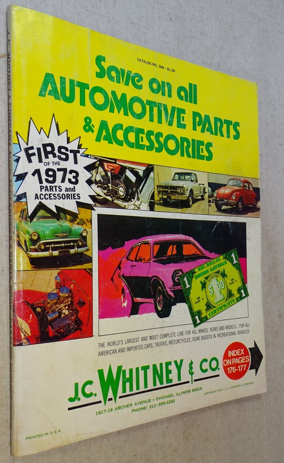 1972 J.C. Whitney & Co. Auto Accessories & Parts Catalog 306B