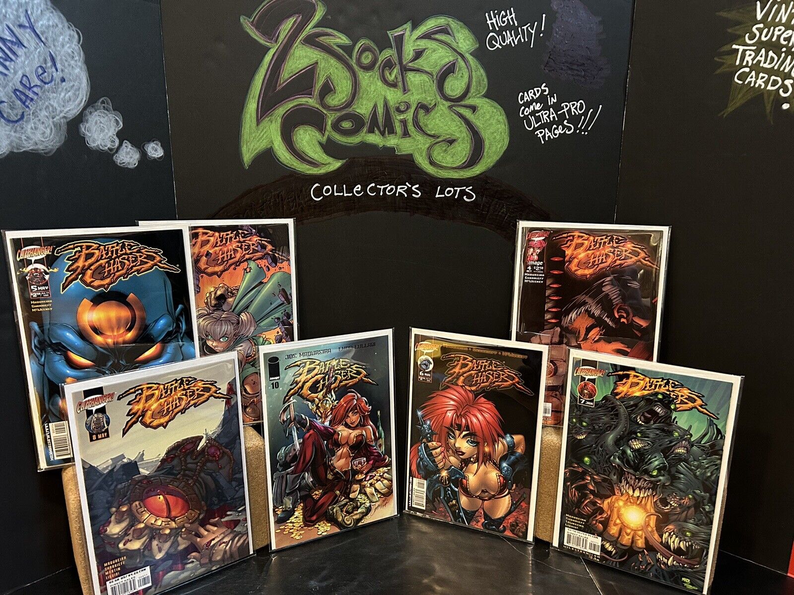 Battle Chasers Comic Book Lot 7 Image Comics (1-4)