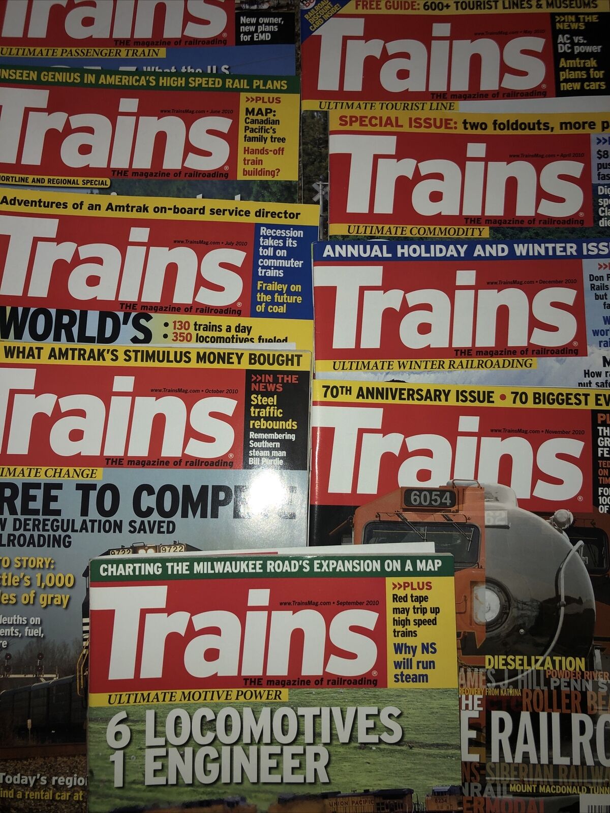 Trains 2010 Magazine 9 April May June July August September October November Dec