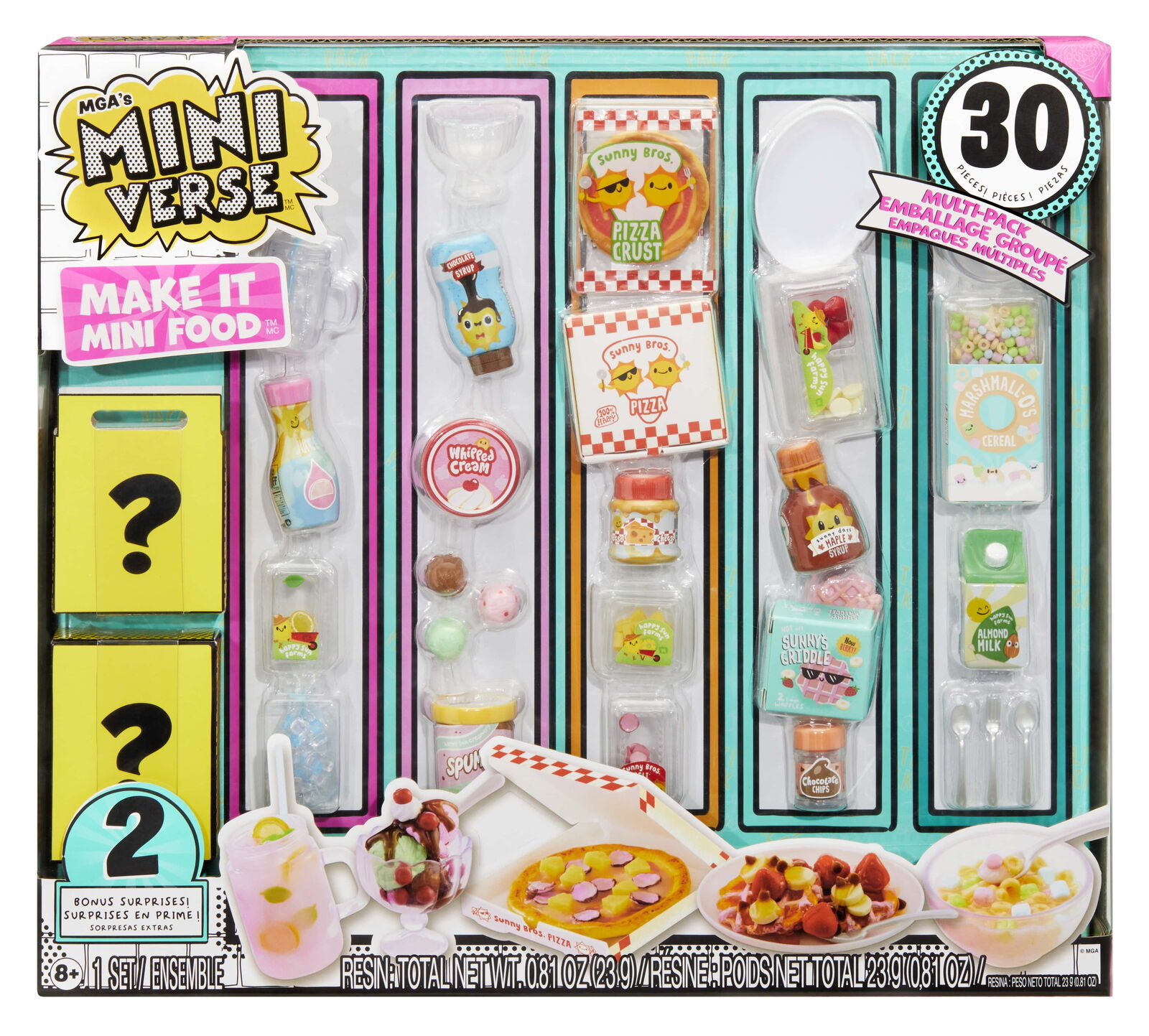 Make It Mini Food Multipack MGA's Miniverse, Collectibles, Not Edible, 8+