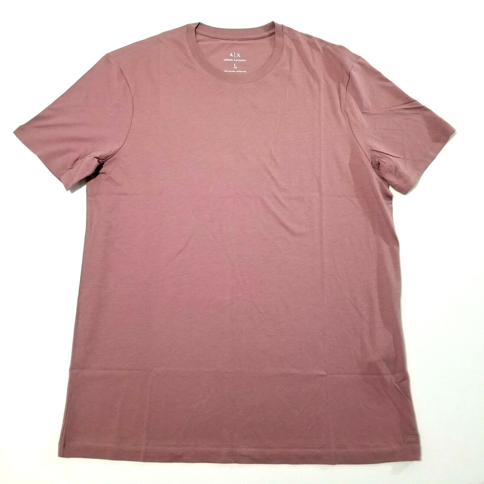 Armani Exchange Men\'s T-Shirt Crewneck Short-Sleeve Pima Cotton Slim Fit New