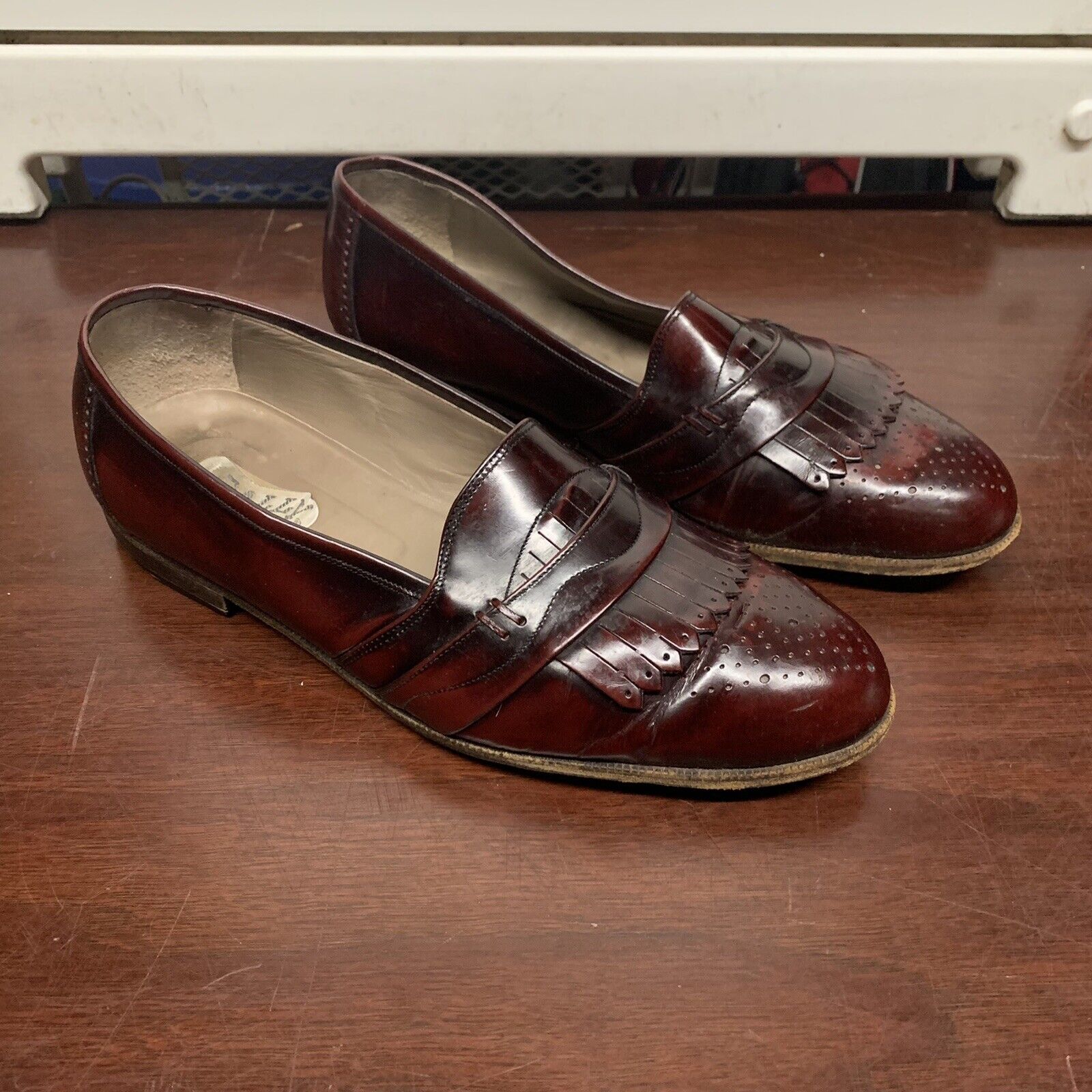 Vintage Bally Loafers Made in Italy Size 13EEE, Leather