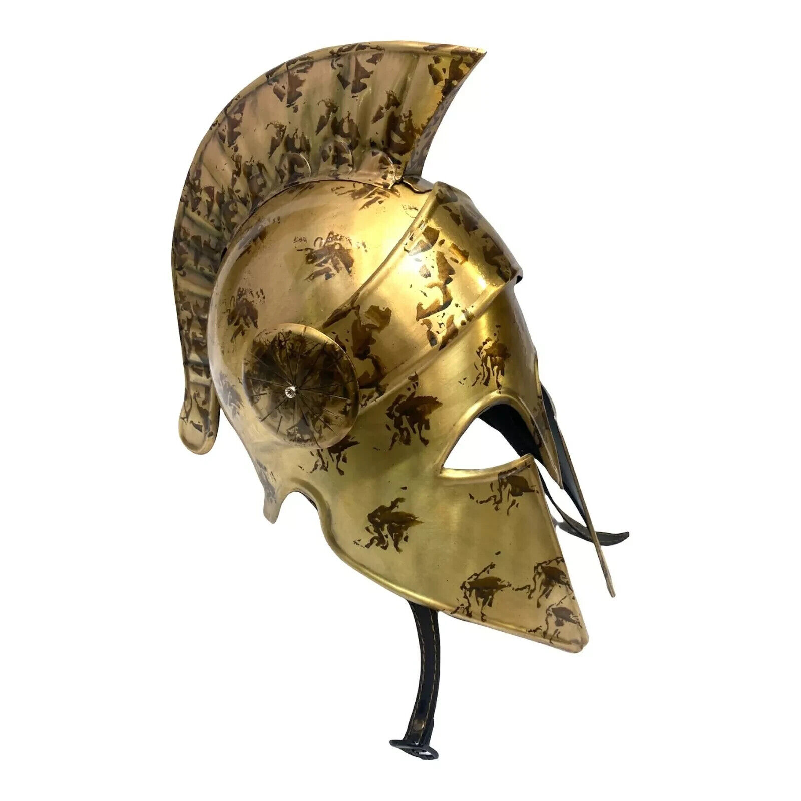 Antique Queen Medieval Armor King Leonidas Greek Spartan 300 Roman Helmet 