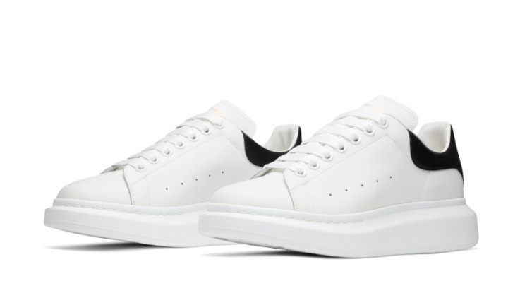 Alexander McQueen Men White/black Oversized Sneakers Size 43EU/10 US
