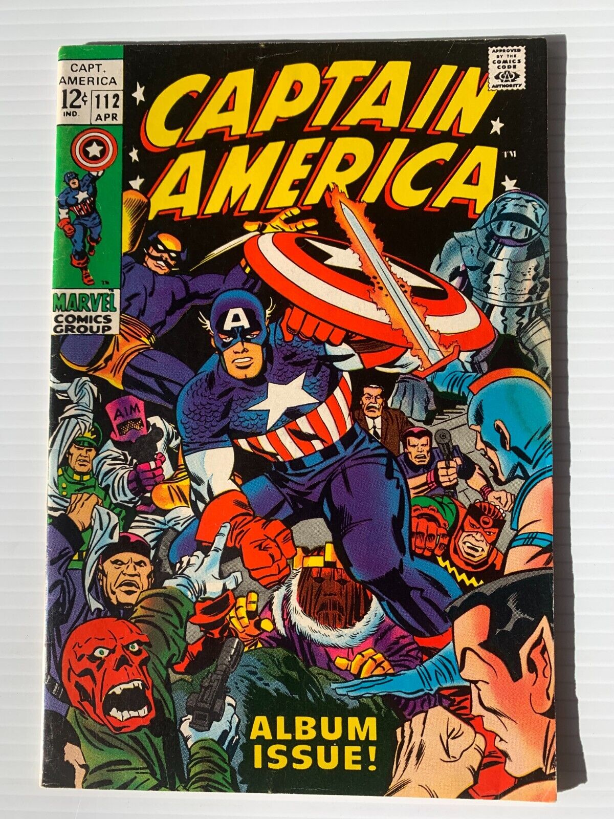 Captain America #112 1969 - ALBUM ISSUE