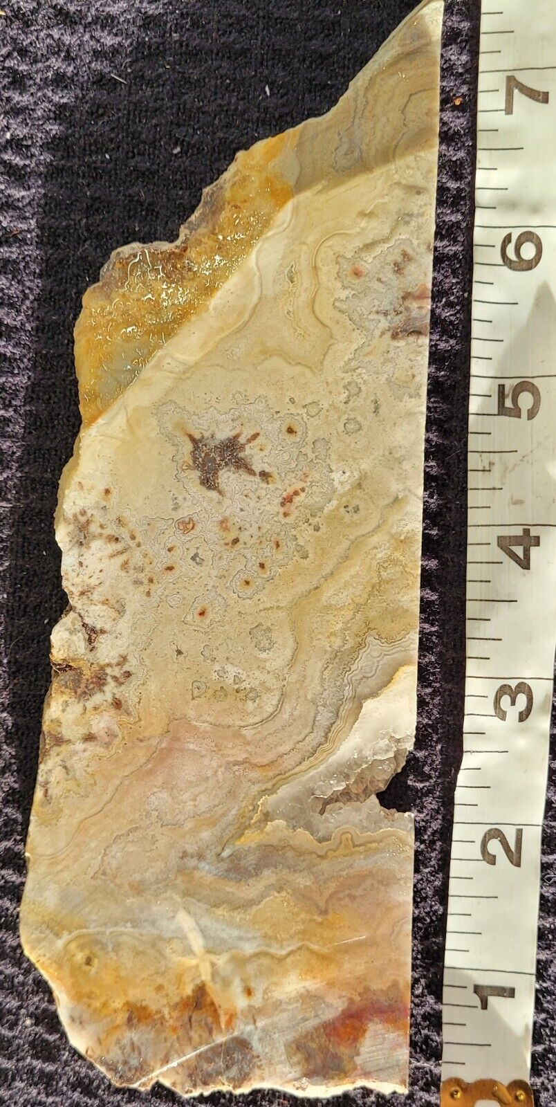 Old Mexican Crazy Lace Slab, 178 grams, Mexico.  B79