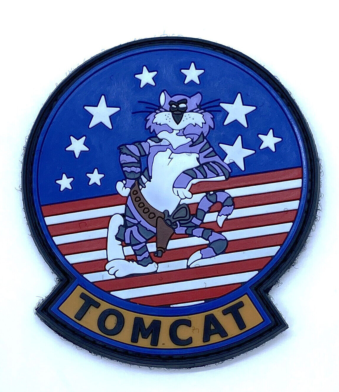 Tomcat 'Anytime Baby' PVC Glow in the Dark Patch, Hook and Loop, 4 in