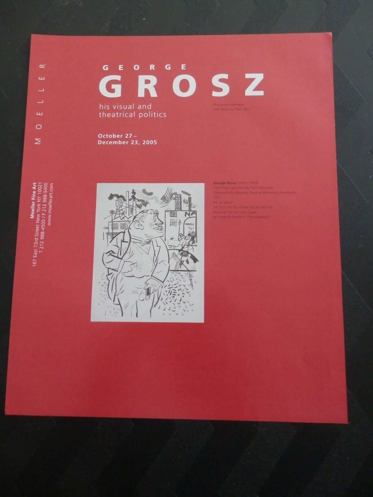 2005 PRINT AD, George Grosz Art Exhibit, \