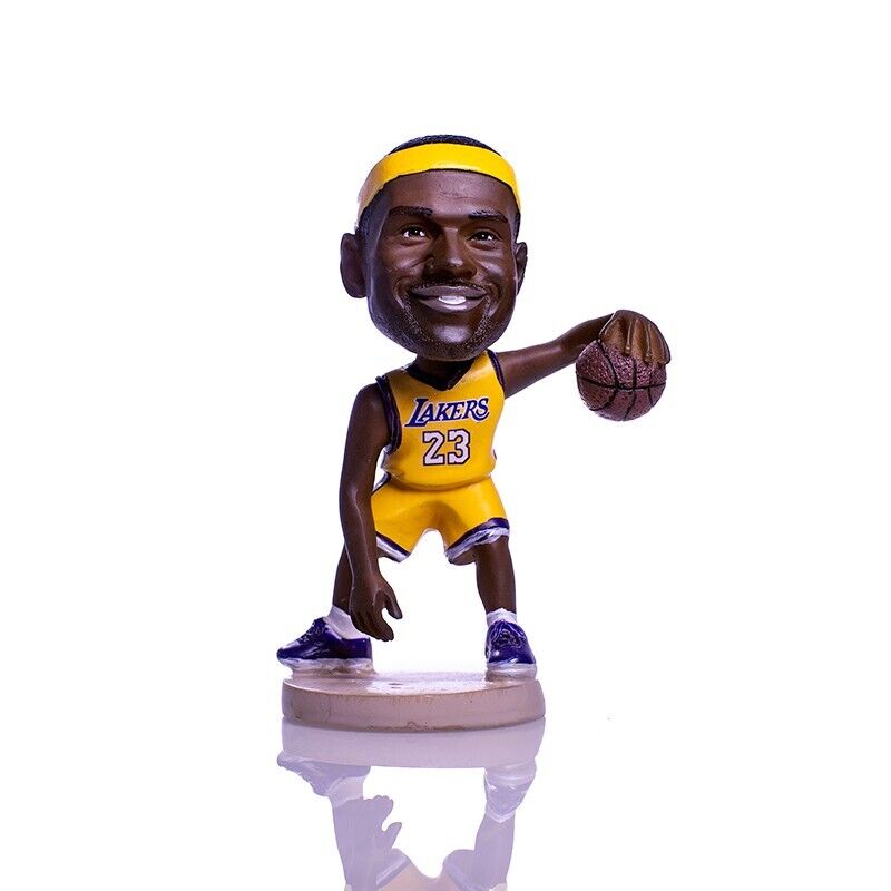 LeBron James Bobblehead Shake Head Action Figure for Home, Car, and Office Decor