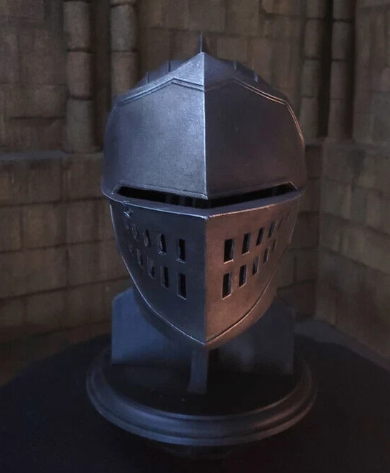 knight close helmet inspired by Oscar of Astora from dark souls games 18''Steel