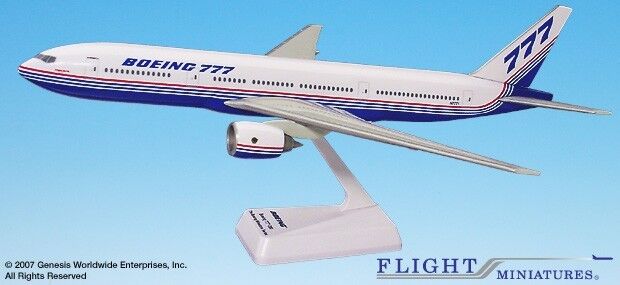Flight Miniatures Boeing 777-200 Milestone House Desk Top 1/200 Model Airplane
