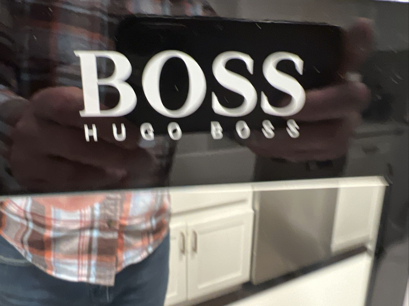 Hugo Boss Department Store Display Mirror  Make Up Mirror Rare Unique Dressing
