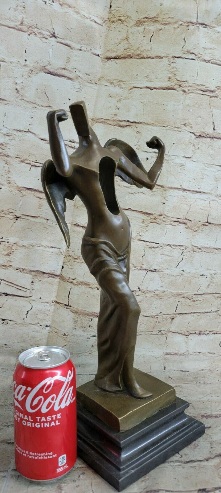 Salvatore Dali SURREALIST ANGEL Bronze Collector Edition Sculpture Signed Decor