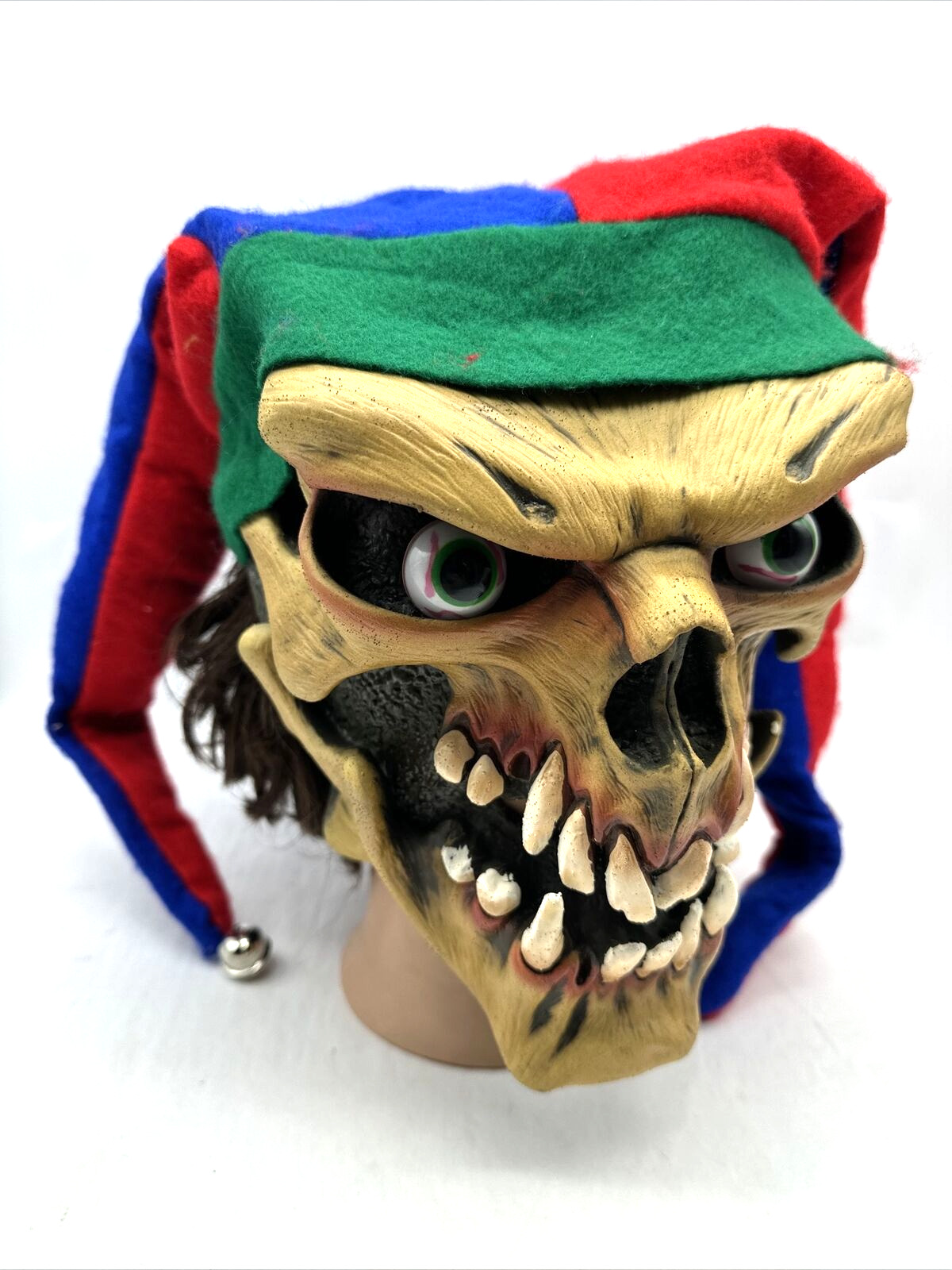 Rare Vintage Be Something Studios Mask 2003 B.S.S USA Halloween Bells Skull
