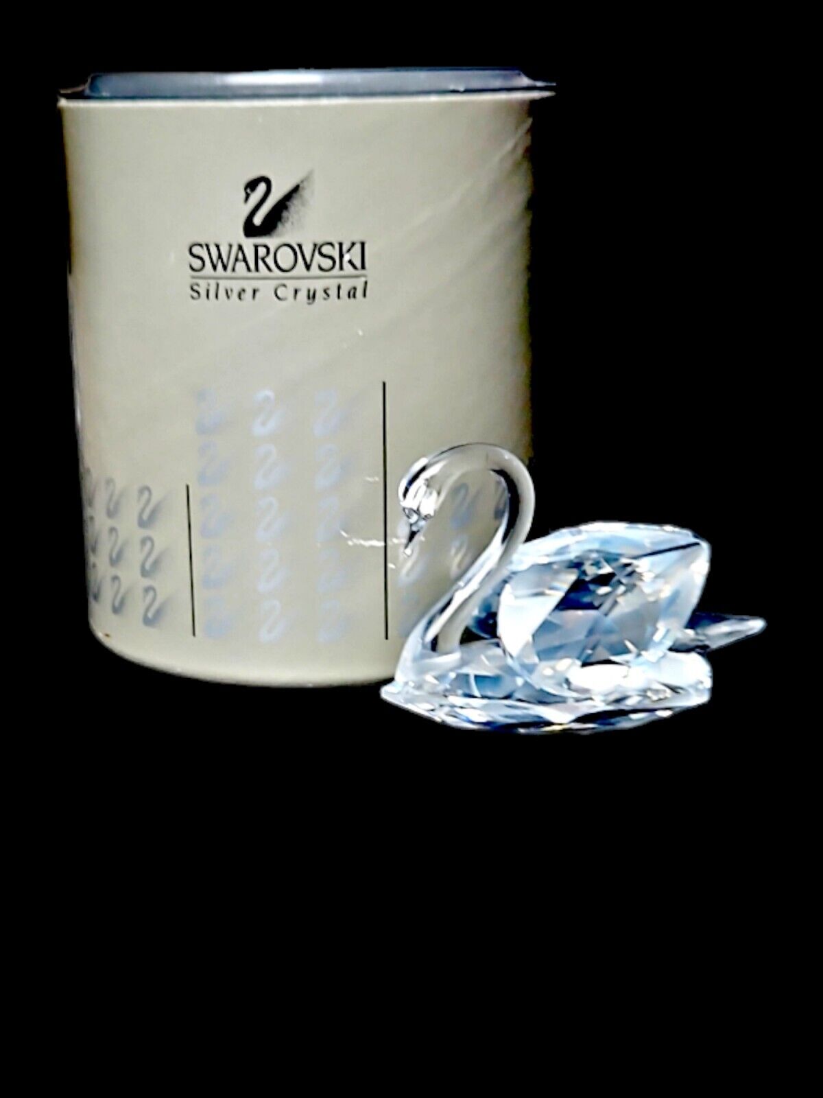 Vintage Swarovski Crystal Swan~ Small Swan Figurine~MInt Condition/ Original Box