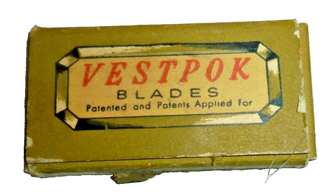 Vintage VestPok Dry Safety Razors Only in Box Unused