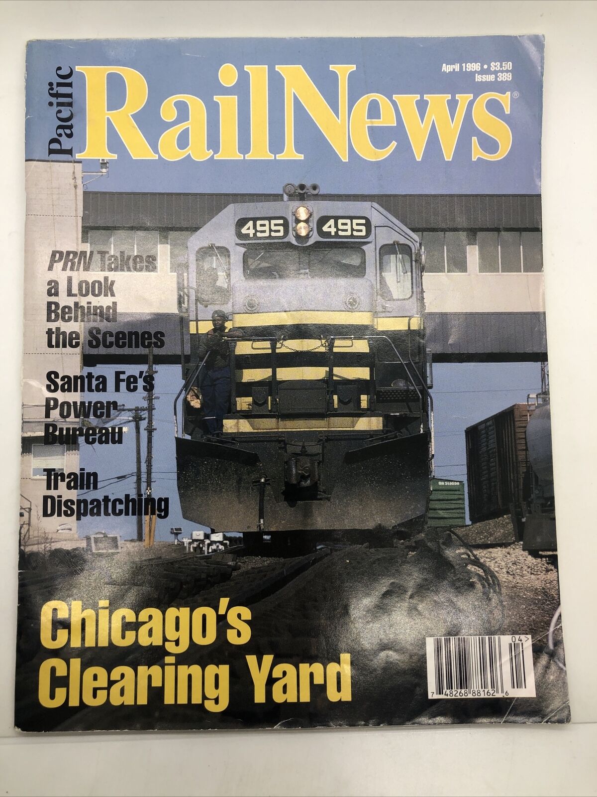 PACIFIC RAIL NEWS - Magazine Back Issue - April 1996 