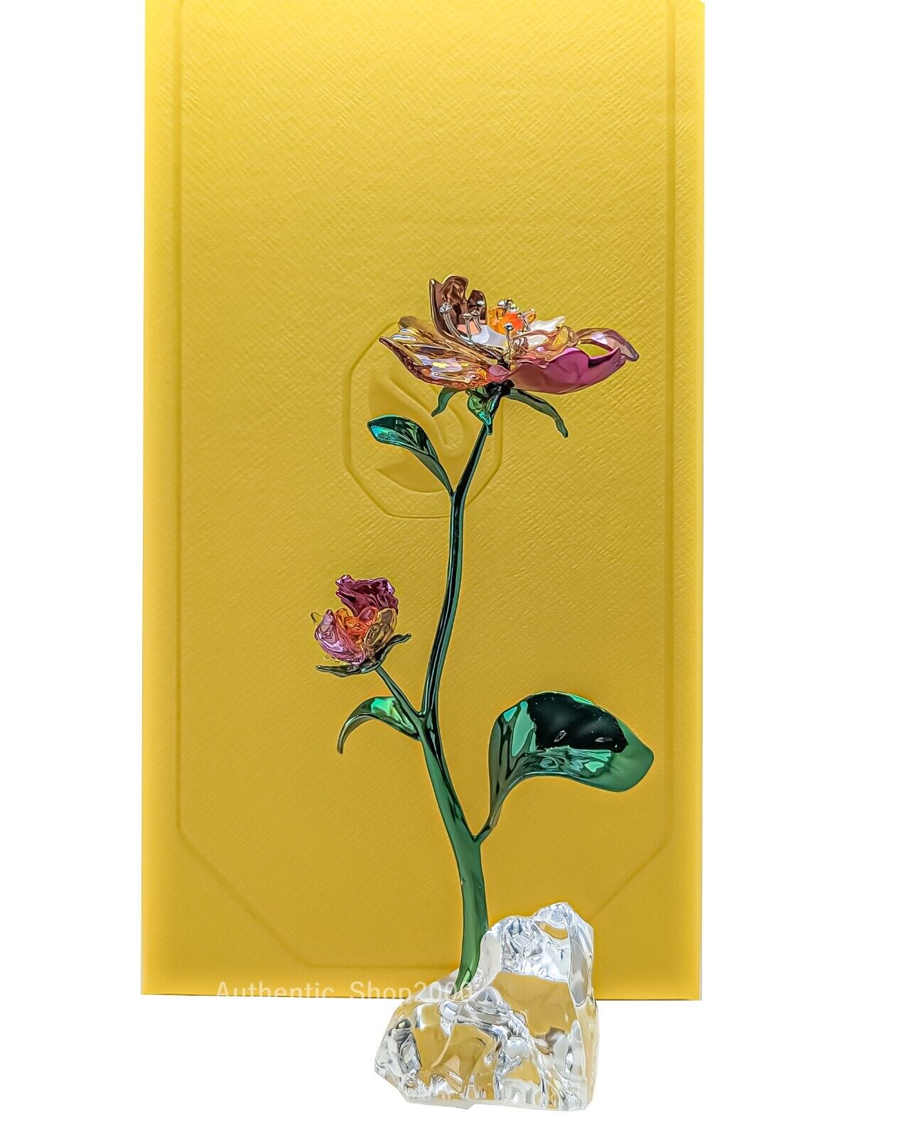 New 100% Auth SWAROVSKI Crystal Idyllia Flower Display Deco 5639886 in Gift Box