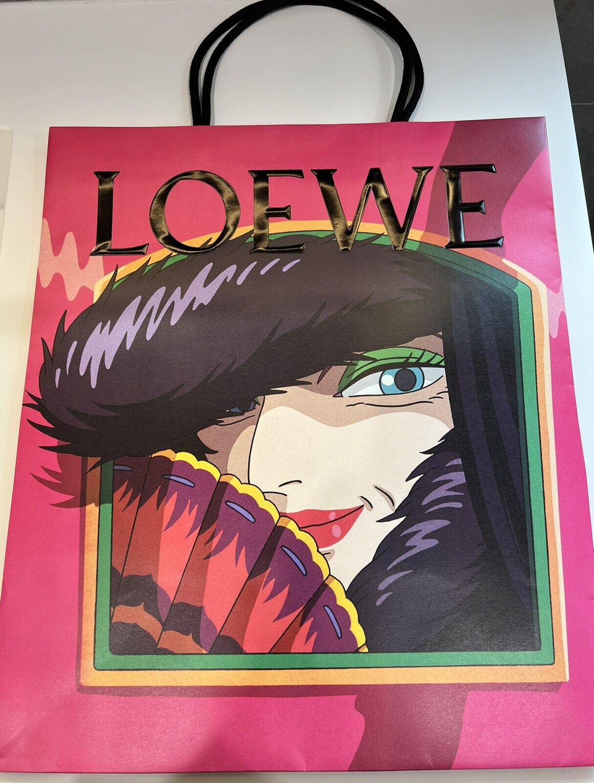 Loewe x Howl\'s Moving Castle limited edition Witch of the waste Paper Bag New