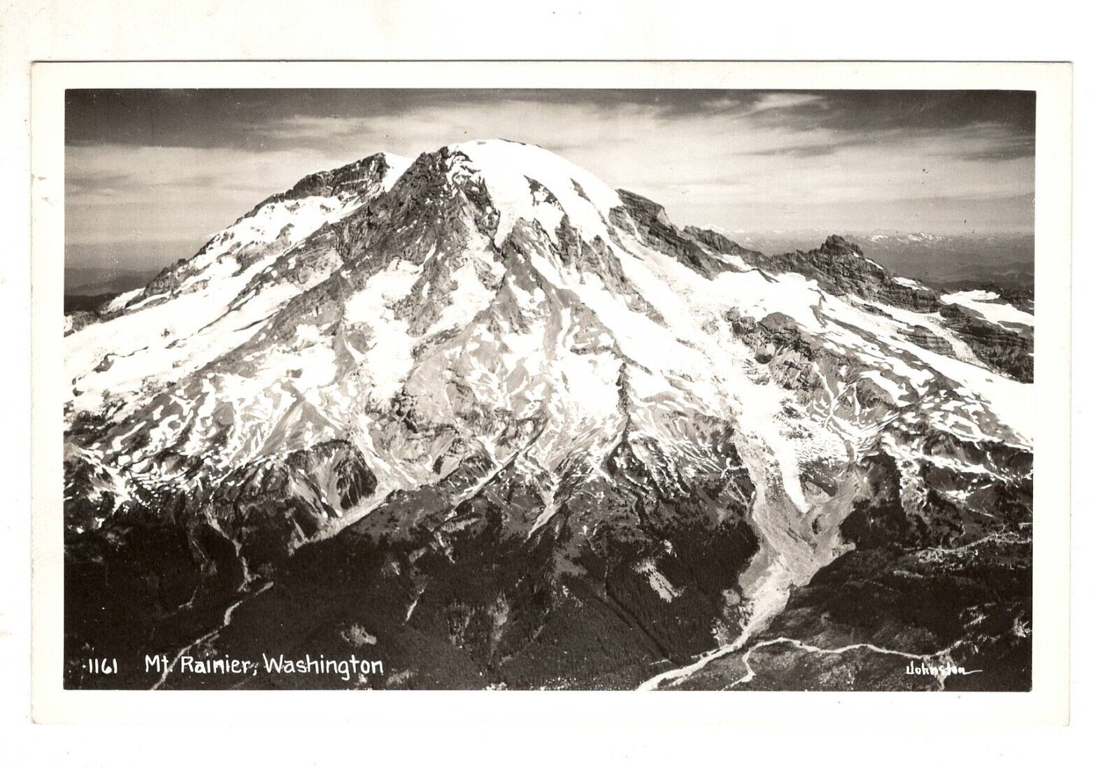 Mt Rainer WA RPPC Vintage Postcard
