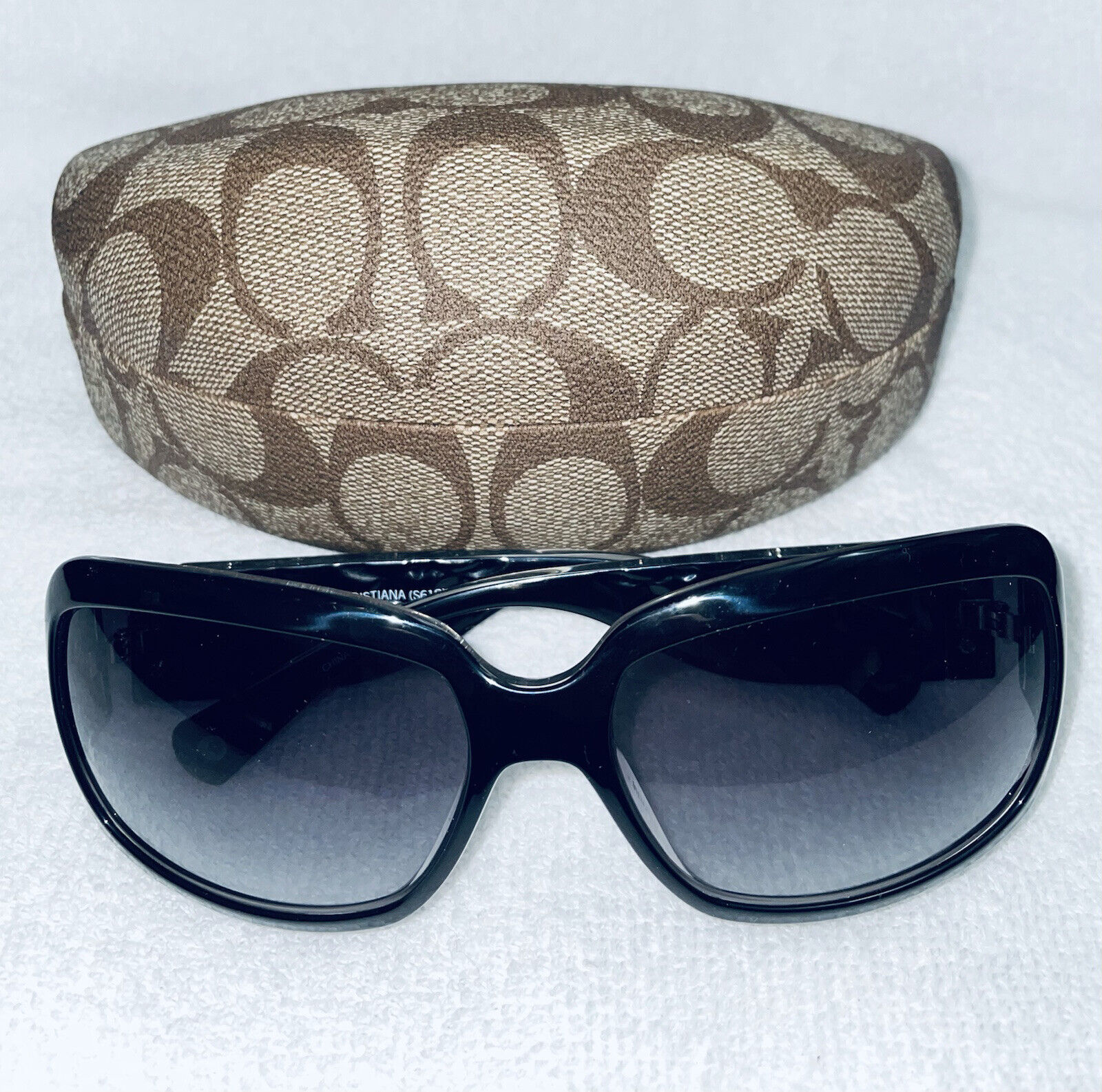 Authentic Coach Christiana S618 Black Sunglasses